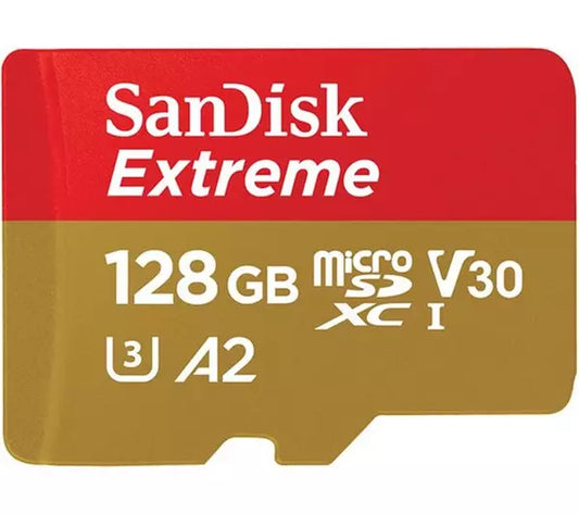 SANDISK - Extreme Class 10 microSDXC Memory Card 128 GB