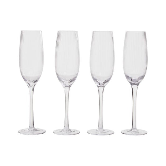 Farrow - Set of Four Champagne Glasses